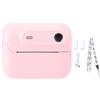 Gistuch Fotocamera digitale con stampa istantanea, 48 MP, HD 1080p, zoom 6x, design accattivante e funzioni di riproduzione MP3, ideale come regalo di compleanno o di Natale, colore rosa