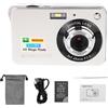 Gistuch Fotocamera digitale portatile da 1080p, videocamera, 48 MP, stabilizzatore d'immagine, zoom ottico 8x, schermo LCD da 2,88 pollici, riconoscimento facciale, batteria integrata con Tr