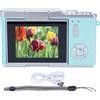 Gistuch Fotocamera digitale per fotografia, 1080P, 48 MP, display HD da 2,4 pollici, zoom elettronico 8x, video, verde
