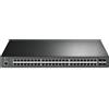 TP-Link JetStream TL-SG3452P switch di rete Gestito L2/L3 Gigabit Ethernet (10/100/1000) Supporto Power over (PoE) 1U Nero [SG3452P]