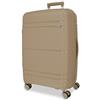 Roll Road Universe Valigia media beige 45 x 65 x 26 cm Rigido 3,2 kg Chiusura TSA Polipropilene 3,2 kg 65 LExtensible, Beige, Taglia unica, Valigia media