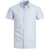 JACK & JONES Jjjjoe SS Plain - Maglietta da Uomo, Blu di Cachemire, S