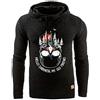 keephen Felpa con Cappuccio da Uomo Hello Darkness My Old Friend con Stampa Teschio Pullover Slim Fit Felpa Divertente
