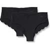 Sloggi Donna Zero Modal 2.0 H Short 2P, Nero, XS