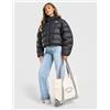 New Balance Womens New Balance Boston Puffer Jacket - Nero, nero