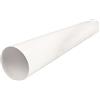 KOTARBAU® Tubo di ventilazione Długość rotondo diametro diametro tubo rotondo in PVC bianco sistema tubo rotondo (1500 mm diametro 125 mm)