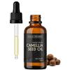 ALUCIA ORGANICS Olio di semi di camelia biologico certificato, puro, naturale, spremuto a freddo, vegano, cruelty free, per pelle, viso, corpo, capelli, massaggio (50ml)