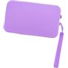 TOPPERFUN Astuccio Silicone Rettangolare Zip, Compatto e Portatile, Organizzazione Interna e Antipolvere, per Trucchi e Documenti in Viaggio