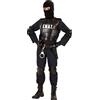 W WIDMANN MILANO Party Fashion - Set costume S.W.A.T. per bambini | Unità speciale della polizia con giubbotto antiproiettile e accessori completi per il Carnevale e le feste a tema