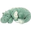 Uanqfegy Simpatico peluche drago cartone animato, peluche gigante alato morbido da 43 pollici per arredamento camera da letto e coccole per bambini(Verde)