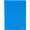 Exacompta Cod. 8562E 1 portalistino OPAK 60 buste goffrate antiriflesso 120 facciate per formato A4 dimensioni 24X32cm copertina in polipropilene flessibile colore azzurro