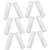 VILLCASE Porta Etichette in Plastica Trasparente Etichette Plastificate Adesivo Autoadesivo 25 Pezzi Pvc per Organizzazione Ufficio e Gestione Documenti Facile