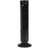 Zerodis Raffreddatore d'Aria Portatile Silenzioso Senza Lama Ventilatore a Torre USB per Camera da Letto Ufficio con Regolazione Velocità e Sicurezza (Nero)