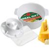 PetriStor Kit per formaggi Burro perforato Сheese Stampo Pressa Filtro formaggio con Seguace Pistone 1,2 L Tofu Press Stampo Macchina Paneer Maker
