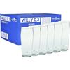 Van Well Willibecher 0,2 l, set da 6 bicchieri da birra premium da 0,2 litri, robusto bicchiere da birra, lavabile in lavastoviglie, calibrato, bicchieri Pint di qualità gastronomica, bicchieri da 200