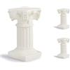 CHmiss 3 Pezzi Della Colonna Greca Decorazioni, Colonna Romana da Interno, Colonna rRomana in Resina, Statua Romana Della Colonna Greca, resina statuetta base scultura matrimonio decorazioni tavolo