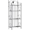 CLP Étagère Pieghevole Mia In Ferro I Scaffale Libreria Decorativo 4 Ripiani H 153 CM I Scaffale Cucina Étagère Rustico A Muro, Colore:nero