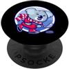 FreddyKoala hockey su ghiaccio per bambini Koala I divertenti animali | Sport PopSockets PopGrip Adesivo