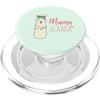 LLama Mommy Shop Divertente corona floreale Mama Llama Boho Mom Humor Design PopSockets PopGrip per MagSafe