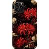 Red Spider Lily Japanese Floral Custodia per iPhone 11 Pro Arte botanica del giglio rosso di ragno di Higanbana
