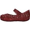 melissa Mini Campana Carta BB, Sandali Piatti Ragazze, rosso, 28/28.5 EU