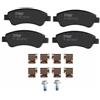 TRW GDB1677 Pastiglie Freno Set di 4 para Peugeot 208 I (CA_, CC_) 2012-2021 Assale anteriore e Altri Veicoli