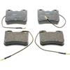 FERODO Kit pastiglie freni Anteriore Con contatto segnalazione usura senza accessori FDB745 Compatibilità con PEUGEOT 106 I 1A, 1C 106 II Van/Hatchback 1S 106 Van I Cassone/coda spiovente 1S