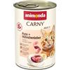 animonda Carny Adult, cibo umido per gatti, Pute + Fegato di Pollo 6 x 400 g
