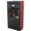 Ruby Stufa a bioetanolo in acciaio bordeaux 3 Kw 2 l H75 x P36 x L47 cm RUBY Elegance
