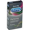 RECKITT BENCKISER Durex 6 Preservativi Performa Con Lubrificante Per Prolungare Il Piacere