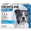 BOEHRINGER ING.ANIM.H.IT Frontline Spot On Cani X4 Pipette, Antiparassitario Per Cani 10-20kg Contro Pulci, Zecche E Pidocchi
