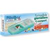 S.A. CONSULTING&TRADING Portapillole Giornaliero 4 Scomparti Pillolbox