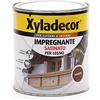 Xyladecor SMALTO IMPREGNANTE LEGNO per Interni e Esterni, a solvente effetto satinato ROVERE 750ML, Rovere Satinato, 750 ML