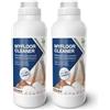 TOVER My Floor Cleaner Detergente Pavimenti Concentrato per Gres Porcellanato, LVT, SPC e Laminato - Sgrassante Universale Senza Aloni, Non schiumogeno, Kit 2x1 Litro