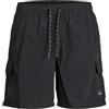 JACK & JONES Jpstnaxos Jjcargo Swim AKM, Nero, M Uomo