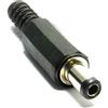Keple 5.5MM x 2.5MM Maschio DC Spina di Alimentazione Jack Adattatore Connettore Montaggio a Pannello per Audio Video, Cavo CCTV Compatibile con CCTV Telecamera di Sicurezza, IP Fotocamera, DVR Standalone