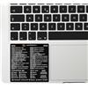 Quick Last One - Adesivo per Scorciatoie da Tastiera Word ed Excel per Mac - Shortcut Sticker - Aumenta la tua produttività con le scorciatoie essenziali (Nero, 1)