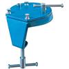HEUER Disco girevole, morsetto girevole da tavolo 2 in 1, fissaggio flessibile, risparmia spazio e tempo, peso:10 kg, forza:10-60 mm adatto a morsa/Compact, 4661945
