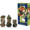 Sirius A Dice Inc Critical Role: Vox Machina: Adventure Dice - Keyleth - 8pc RPG Set, Brown & Gree