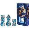 Sirius A Dice Inc Critical Role: Vox Machina: Adventure Dice - Vax'ildan - 8pc RPG Set, Gray-Rainb