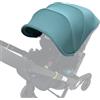 Feliliber Tettuccio di ricambio per passeggino Doona X/Doona+/Doona i, parasole estensibile a 4 segmenti, lavabile in lavatrice, accessori per passeggino con spalline (Lake Aqua, per Doona X)