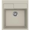Elleci Lavello Elleci Champagne 1 vasca Spazio 600 Extra LKS60095XLP da 60x66,5cm in Keratek
