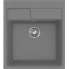 Elleci Lavello Elleci Concrete 1 vasca Spazio 600 Extra LKS60099XLP da 60x66,5cm in Keratek