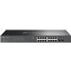 TP-Link Omada SG2218P switch di rete Gestito L2/L2+ Gigabit Ethernet (10/100/1000) Supporto Power over Ethernet (PoE) 1U Nero - SG2218P