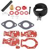 Tbest Kit di ricostruzione del carburatore, kit di riparazione del carburatore Strumenti di riparazione del carb Parti Powersports adatte sostituzione per Evinrude 439073 0439073