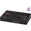 ATEN Ricevitore KVM over IP HDMI a display singolo sottile [KE8900SR-AX-G]