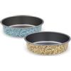Set 2 Teglie per friggitrice ad aria tonde azzurra + crema 22cm - AirFry