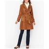 Fatto a mano Cappotto di design fatto a mano festa donna elegante pelle di agnello scamosc...