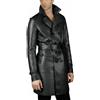 Fatto a mano Elegante trench coat uomo originale pelle di agnello cappotto fatto a mano...
