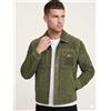 Fatto a mano Giacca elegante uomo biker verde oliva vera pelle di agnello scamosciata adat...